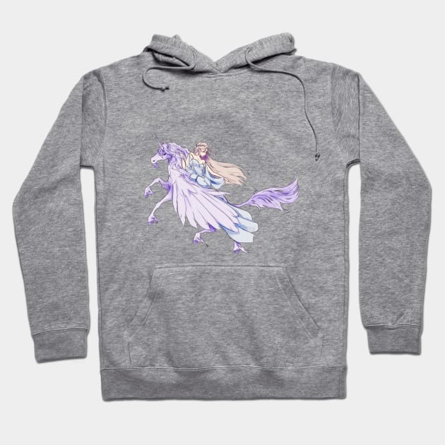 The Last Winged Unicorn Hoodie by Torichan03